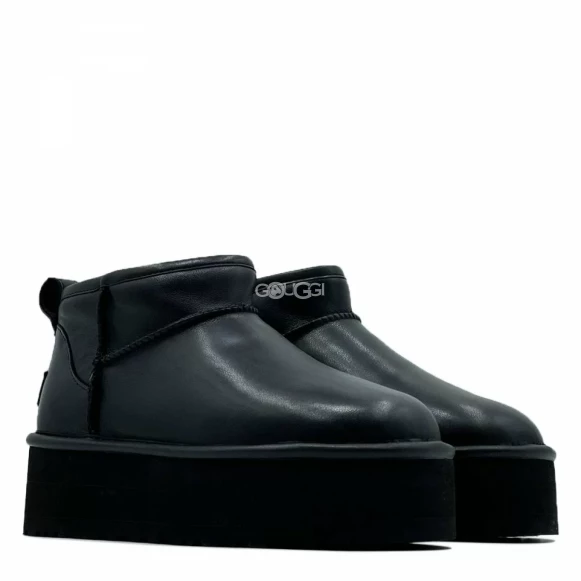 Ugg Classic Ultra Mini Platform Leather Black