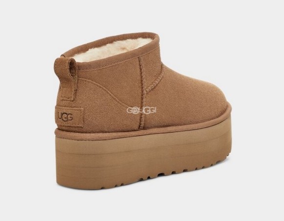 Женские ультра мини угги на платформе UGG Classic Ultra Mini Platform