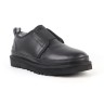 Ugg Mens Slippers Flex Leather Black