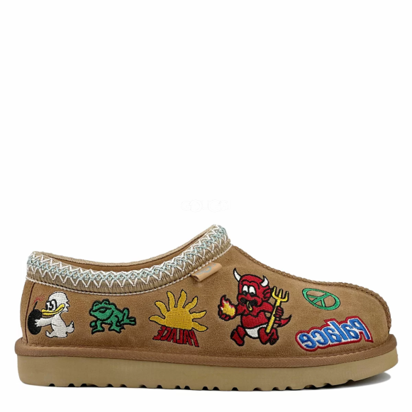 Женские слипоны Palace x UGG Tasman Slipper Chestnut