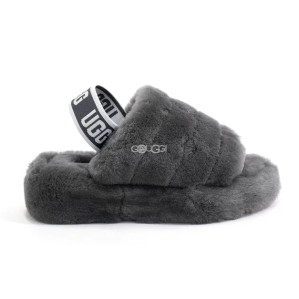 Ugg Fluff Yeah Slide Grey