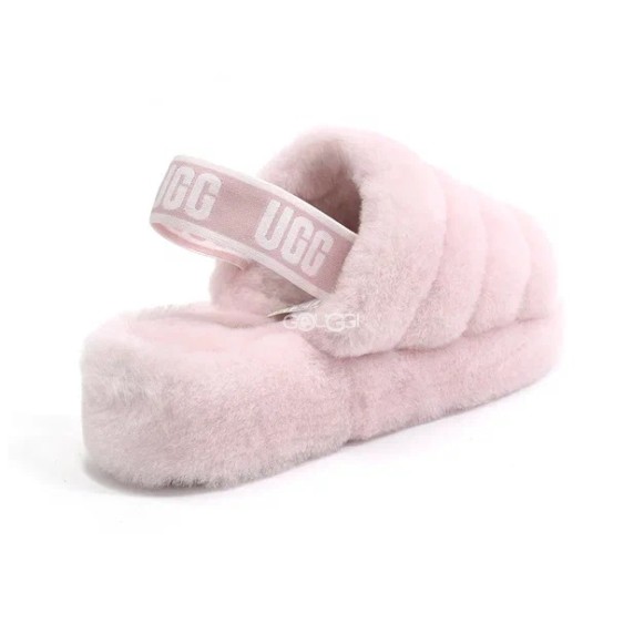 Женские сандалии Ugg Fluff Yeah Slide Light Pink