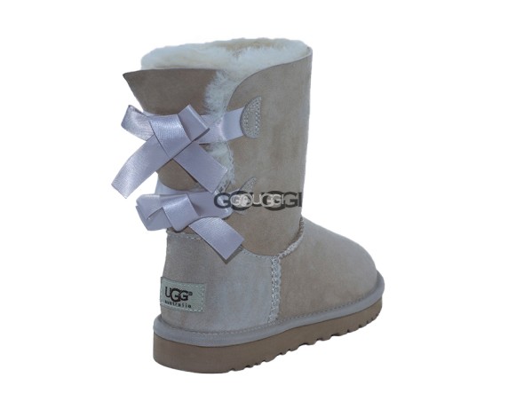 Женские угги с бантиками Bailey Bow Sand 