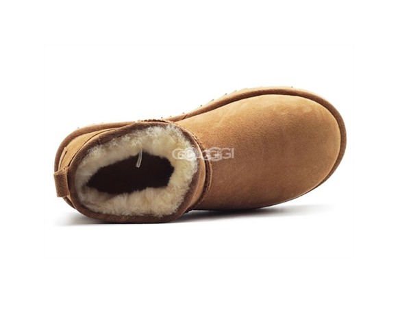 Женские ультра мини угги Ultra mini Chestnut