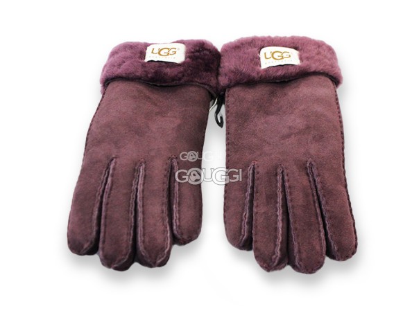 Женские перчатки UGG Wine