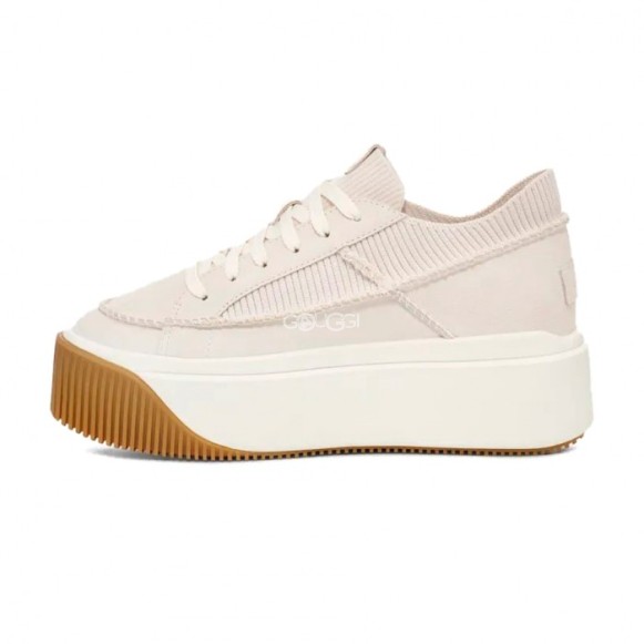 Женские кроссовки Ugg Ez Duzzit Lace White