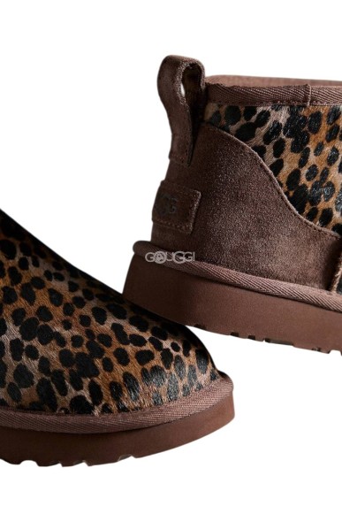 Женские ультра мини угги Ugg Ultra Mini Caspian Leo
