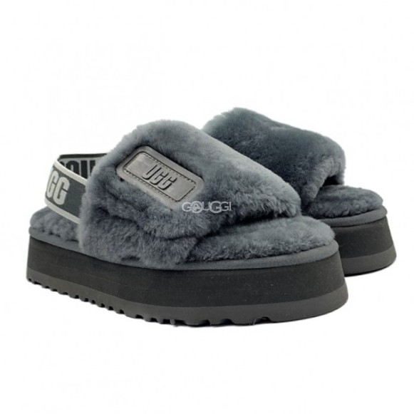 Женские сандалии Disco Slide Seashell Dark Grey