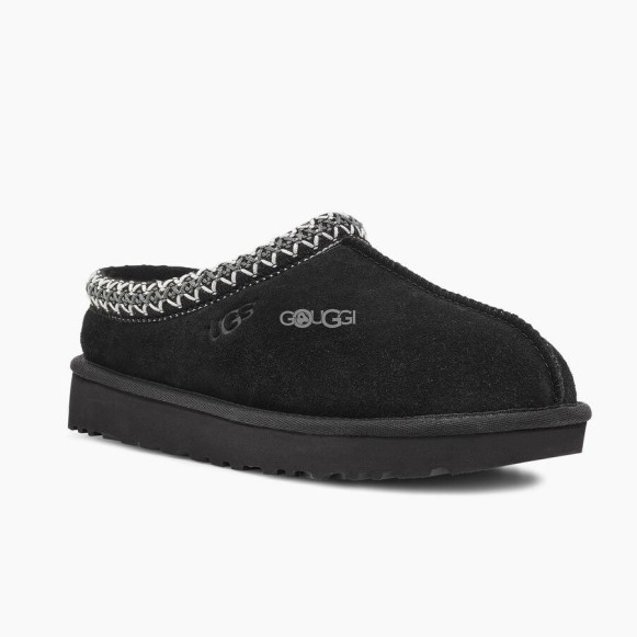 Женские слипоны Ugg Tasman Suede Slippers Black
