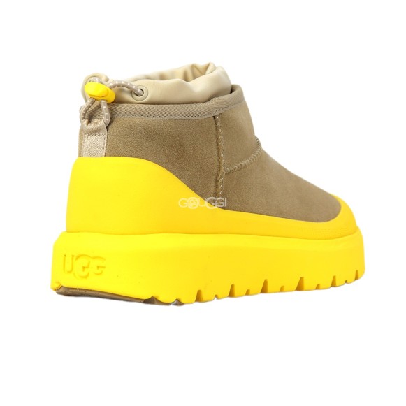 Женские мини угги Cl Ultra Mini Weather Hybrid Mustard Seed/Summer Wheat