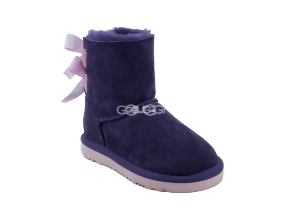 Детские угги с бантиками Kids Bailey Bow Violet