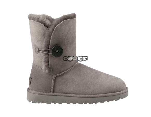 Женские угги с пуговицей Bailey Button Grey II