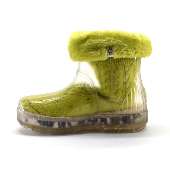 Женские прозрачные короткие угги Ugg Drizlita Clear Boot Yellow
