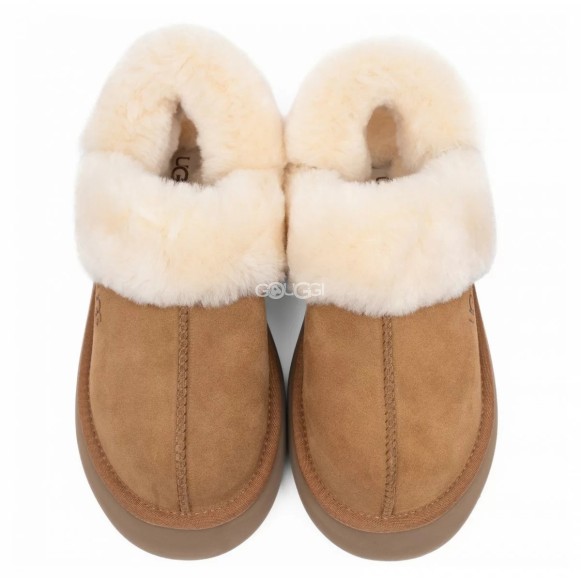 Женские тапочки Ugg Slippers Disquette Chestnut