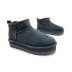 Женские ультра мини угги на платформе UGG Classic Ultra Mini Platform Dark Grey